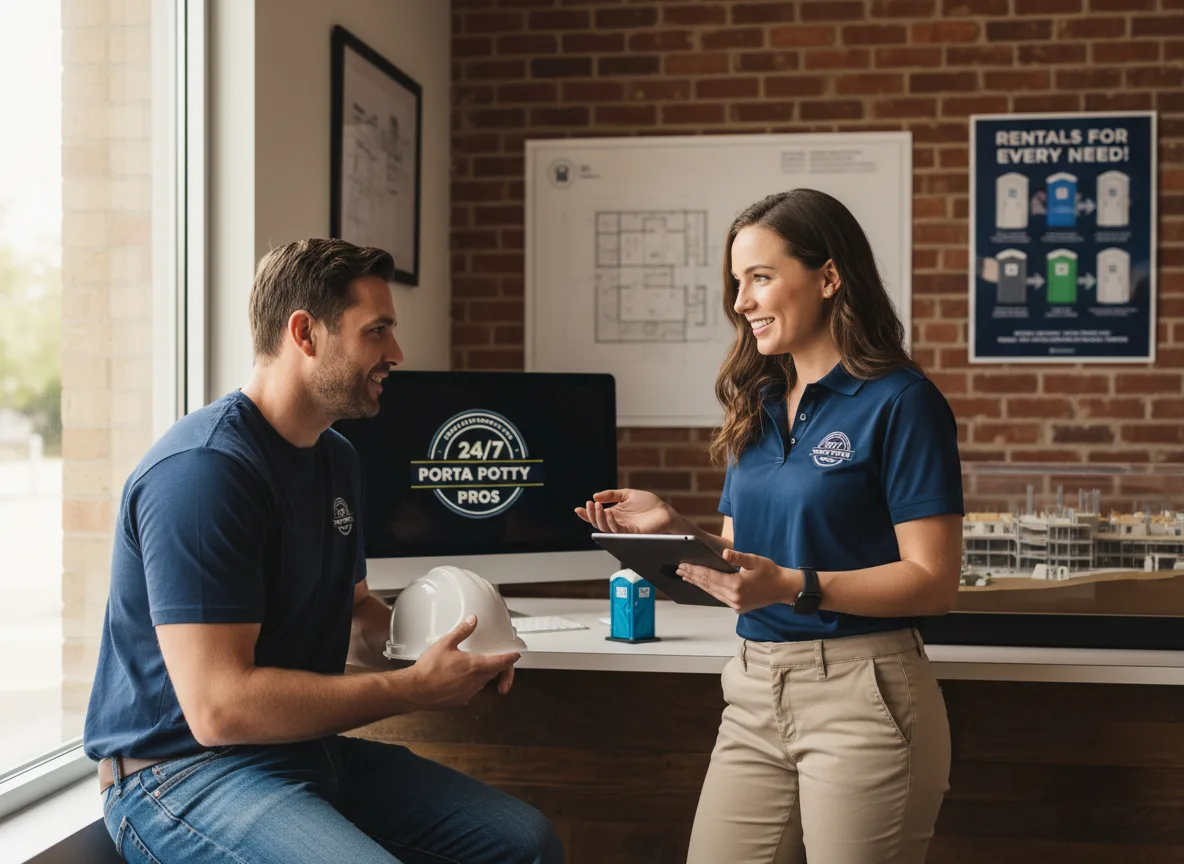 Flushing Toilet Rental Options in Yorkville, OH